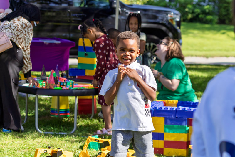 A joyful moment at Neighborhood Centers