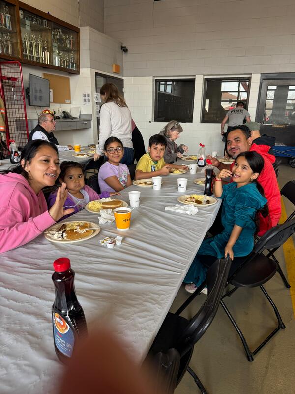 Family participating in Neighborhood Centers programming